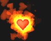 Firey lil heart