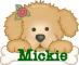 puppy with name mickie