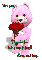 Pink Teddy w/ Red Rose