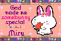 Miru- God made you special