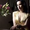 Dita With Flowers 