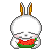 mashimaro eating watermelon