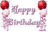 Happy Birthday in Pink