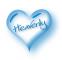 blue heart with name Heavenly