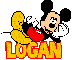 Logan Lounge'n Mickey Mouse