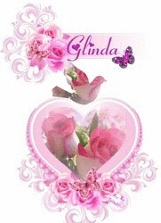 Glinda Pink Heart n Roses