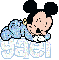 Yael Sleeping Baby Mickey Mouse