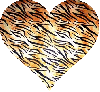 Tiger Print Heart