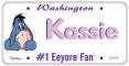 Eeyore License Plate - Kassie