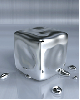 Liquid Chrome cube