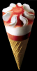 strawberry ice cream tube
