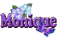 Purple flower & Butterfly: Monique