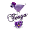Purple Cocktail: Tonya