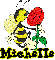 Michelle Bee On A Rose