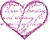 pink heart image approval april