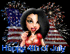 fourth of july girl