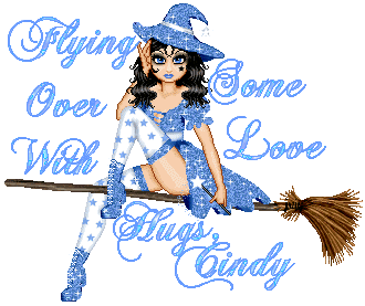 FLYING OVER WITH SOME LOVE HUGS, CINDY