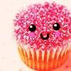 Pink Kawaii Cupcake