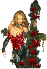 Sexy Woman & Roses