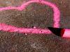 chalk heart.