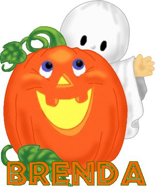 LITTLE GHOST WITH THE NAME BRENDA