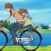 yano and nana (biking)