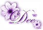 Purple Flower - Dee