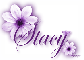 Purple Flower - Stacy