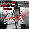 broken smile girl