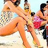 on the beach