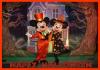MICKEY AND MINNIE WITH HAPPY HALLOWEEN