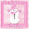 Natalia pink snowman