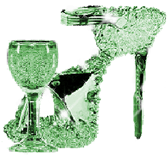Glass shoe glass