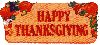 happy thanksgiving sign