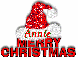 Merry Christmas Santa Hat - Annie