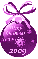 Purple Xmas Ornament - Annie