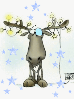 christmas moose