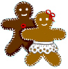 gingerbread man and woman
