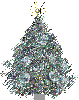 christmas tree silver