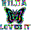 GILDA Butterfly Loves it