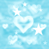 blue hearts and stars avatar