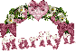 NAME MARILYN/FLOWERS