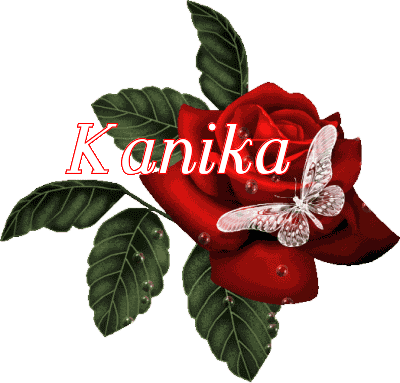 Butterfly Red Rose - Kanika