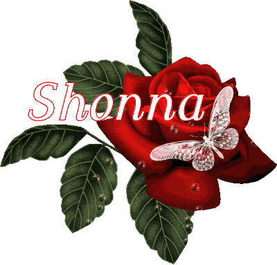 Butterfly Red Rose - Shonna