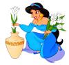 jasmine in blue