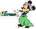 Hula Minnie Mouse -Florence-