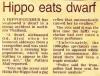 hippo eats dwarf