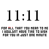 wouldn't have time