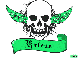 kalese green skull