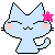 blue cat - :3